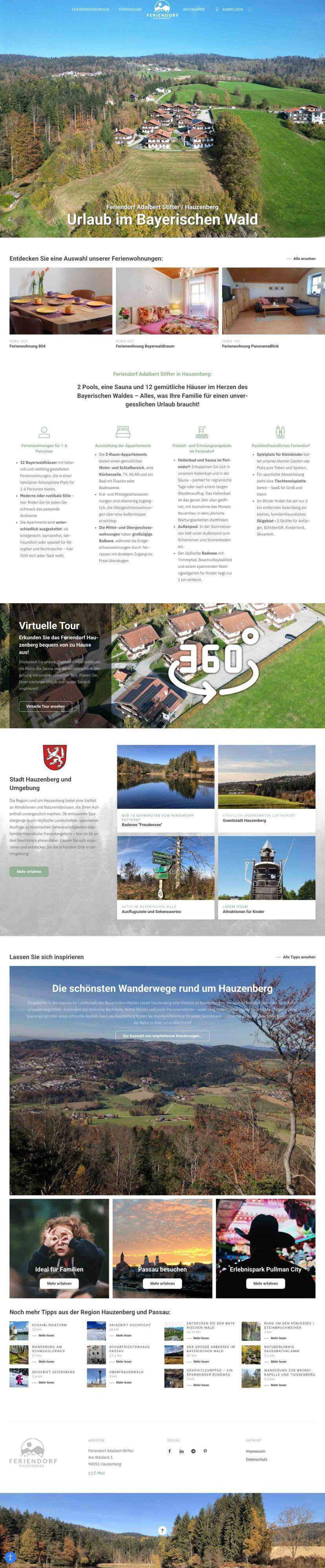 Feriendorf Hauzenberg Startseite