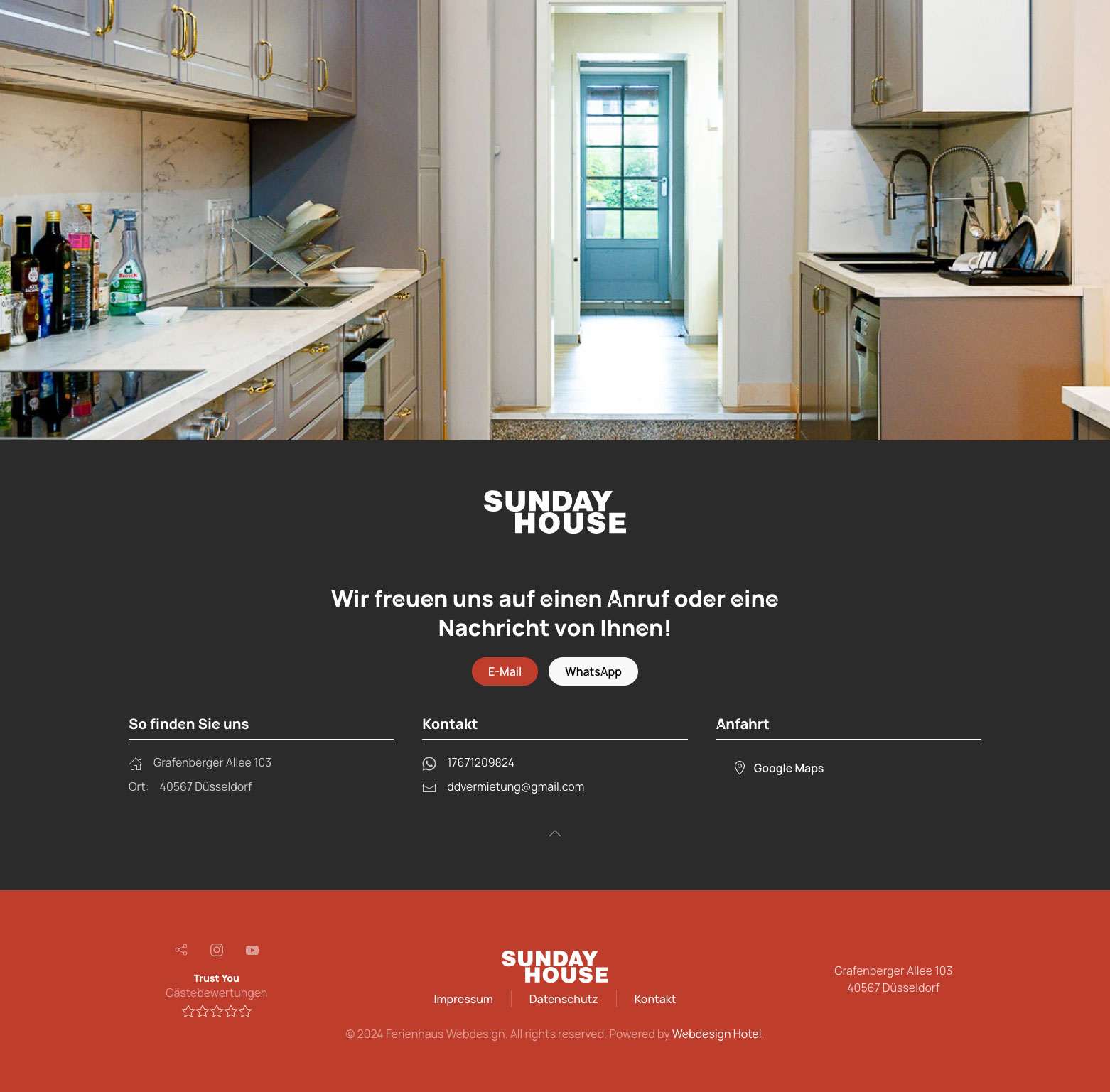 Kontaktinformation Sundayhouse Düsseldorf
