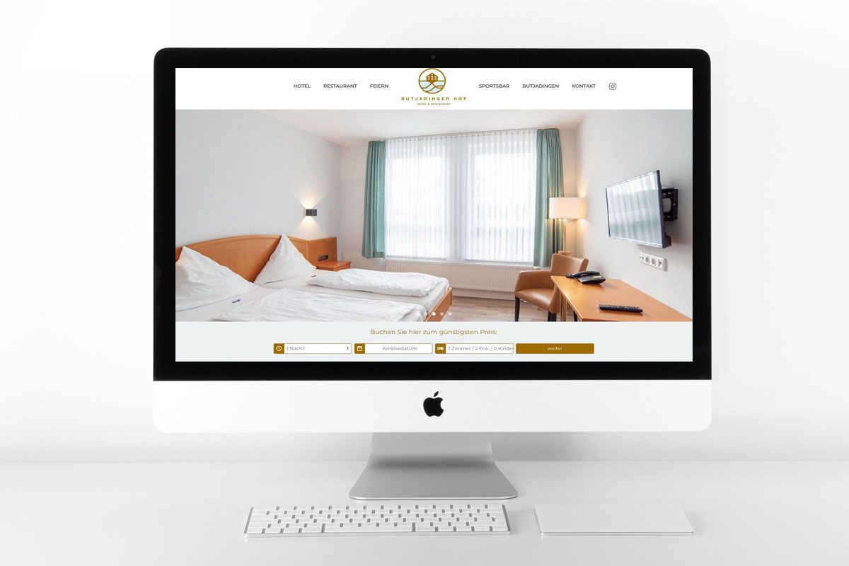 Webdesign für Hotel Butjadinger Hof