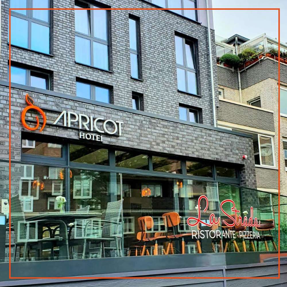 Website Apricot Hotel in Hamburg