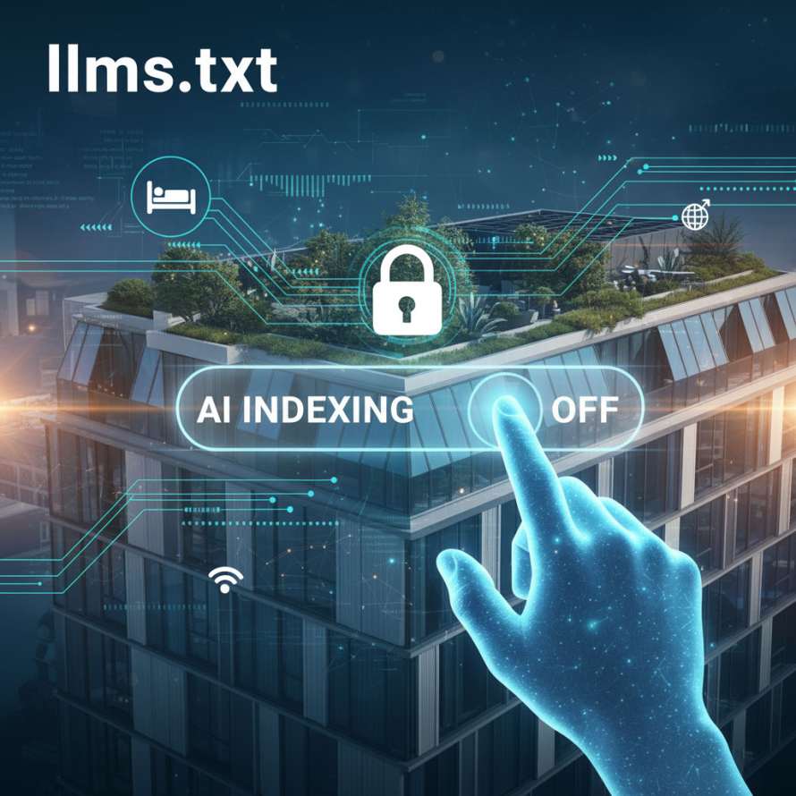 llms.txt – Kontrolle über KI-Indexierung für Hotelwebsites