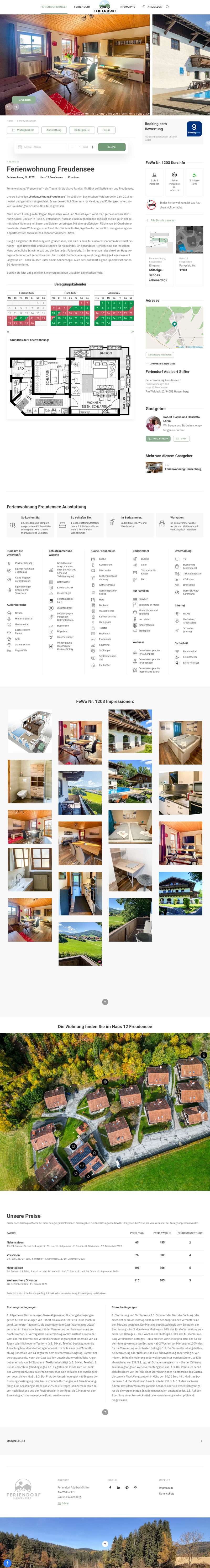 Feriendorf Hauzenberg - Ferienwohnung Freudensee