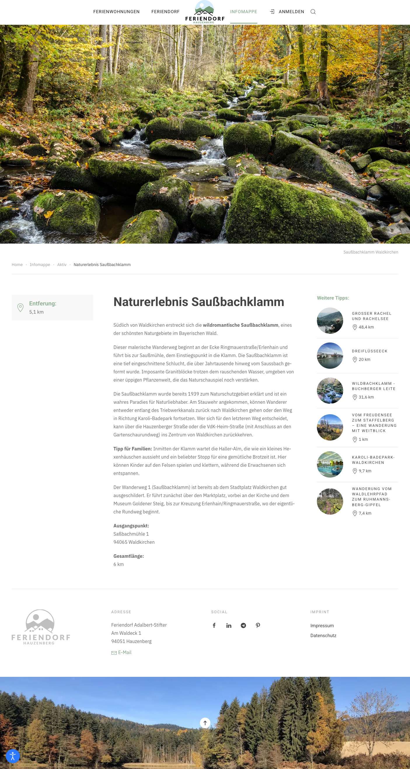 Feriendorf Hauzenberg Aktiv Unterseite