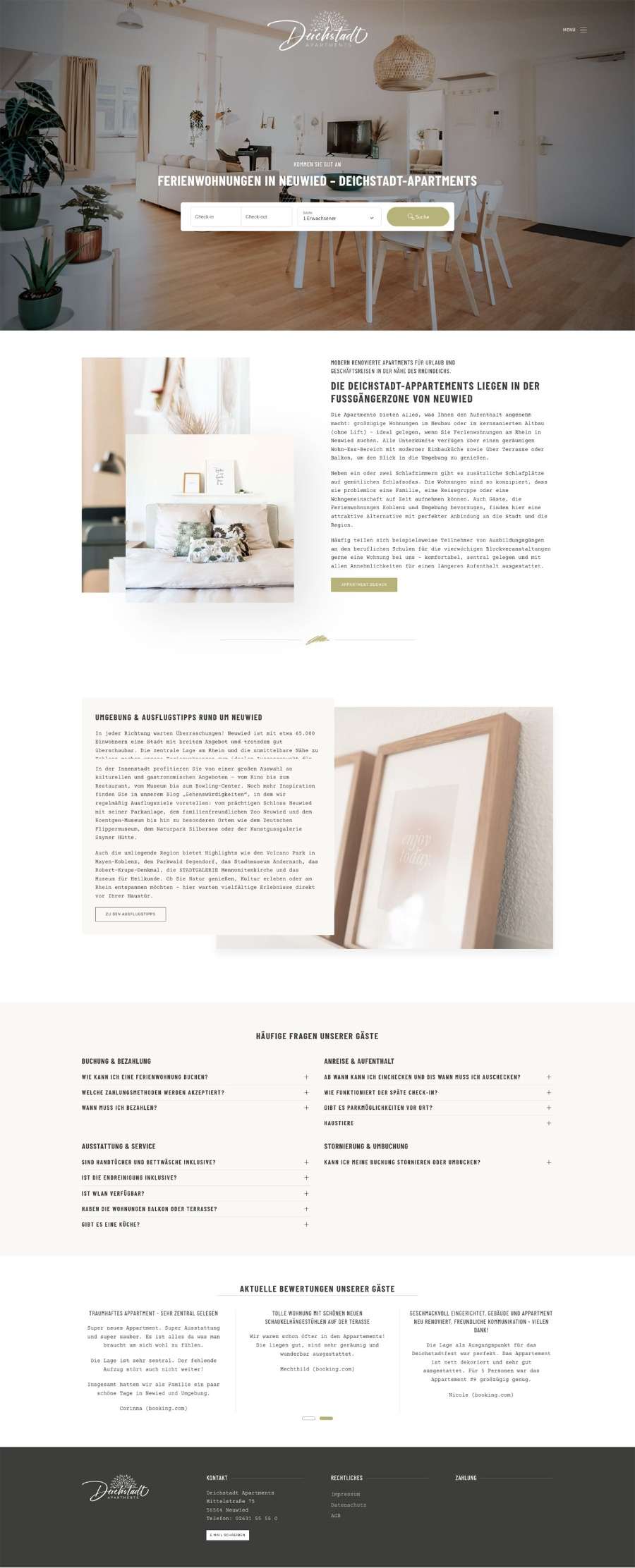 Deichstadt Apartments Startseite