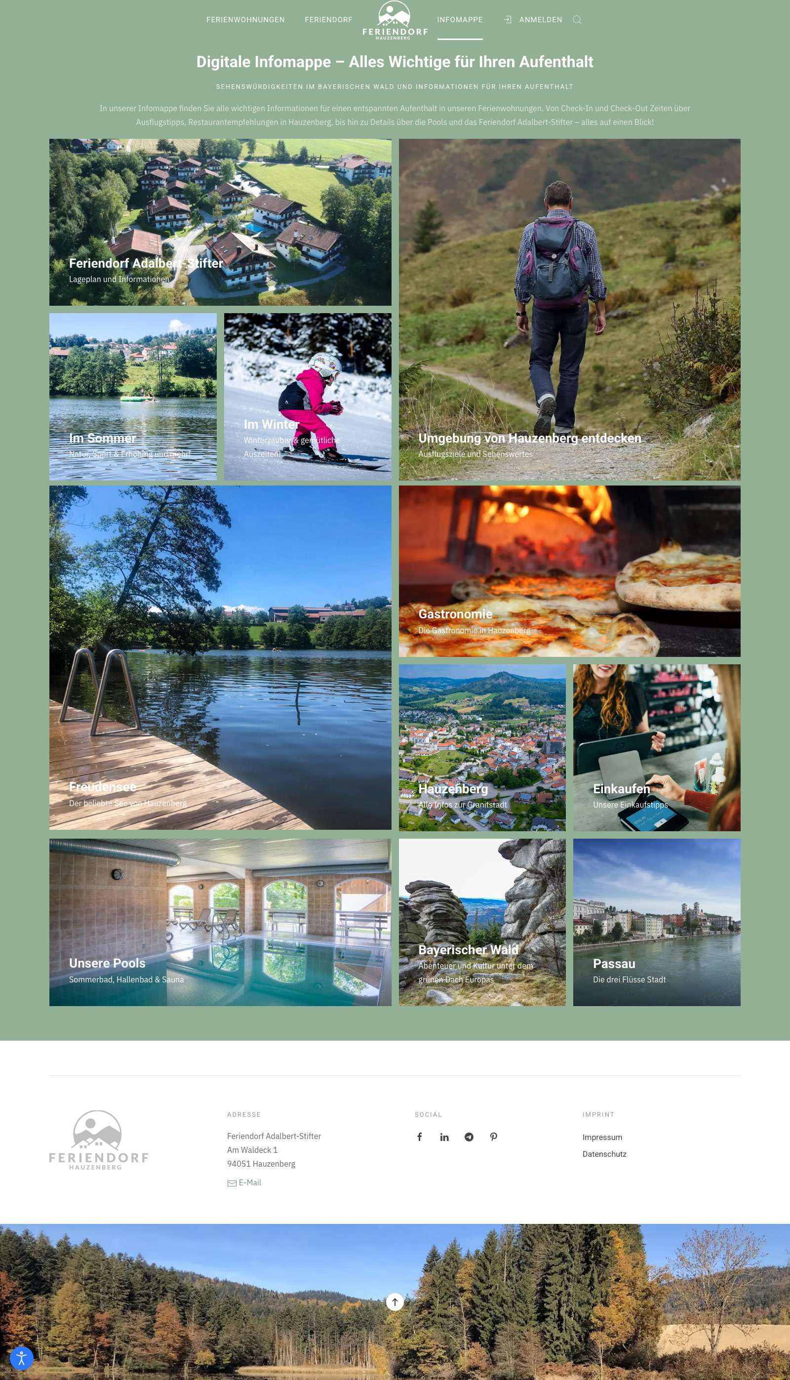 Feriendorf Hauzenberg - Infomappe