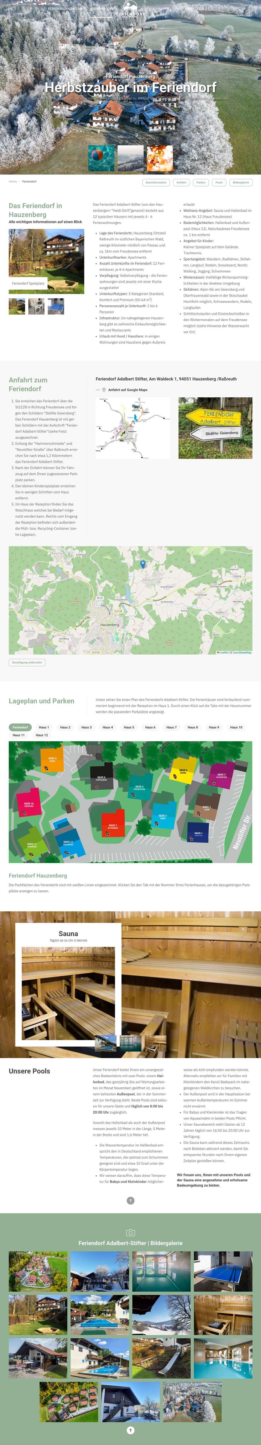 Feriendorf Hauzenberg Übersicht